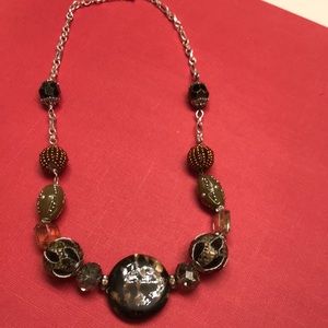 Bohemian Pendant Beaded Necklace